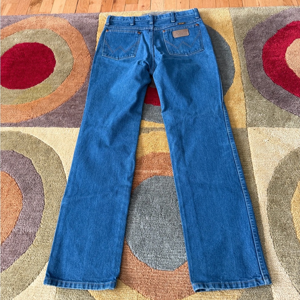 Wrangler Cowboy Low Rise Straight Leg Jeans Denim Men’s Size 31 X 32